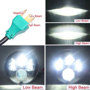 Sistema di illuminazione automatica Tuff Plus faro a Led per Auto da 7 pollici 60w faro a Led fuoristrada rotondo Drl indicatore di direzione per Jeep Wrangler - Product Image 6