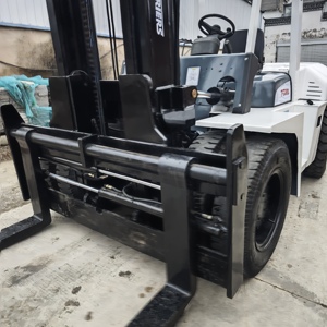 Used TCM Forklift 10T Diesel <strong>Lift</strong> FD100 Model Isuzu <strong>Engine</strong> Original Japan Low Working Hours and Cheap Price - Product Image 5