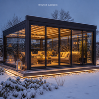 Pergola en aluminium insonorisée motorisée à lames orientables bioclimatiques pour balcon extérieur, imperméable et thermolaquée
