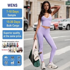 Women's Custom Butt Lift Fitness Yoga <b>Leggings</b> High Impact Gym Bra Breathable Quick Dry Workout Sports Suit with Print <b>Pattern</b> - Product Image 1