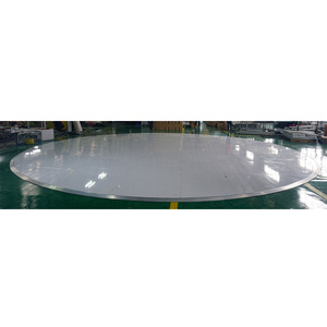 Plancher de danse rond en contreplaqué blanc de haute qualité pour les fêtes - Product Image 1