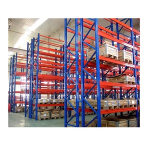Étagères à longue portée, étagères industrielles à haut volume, étagères à allée étroite, étagères métalliques robustes pour entrepôt, rayonnage sélectif pour palettes - Product Image 1