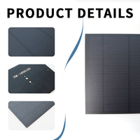 Panneau solaire PET PERC non standard résistant aux intempéries avec une efficacité élevée de 22,4 %, indice de protection IP67 personnalisé pour l'IoT agricole