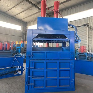 Máquina Empacadora de Cartón y Plástico para Ropa Usada, Compactadora de Chatarra, <span class=keywords><strong>Prensa</strong></span> Hidráulica Vertical - Product Image 2