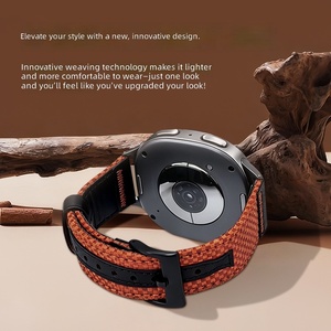<span class=keywords><strong>Correa</strong></span> de Reloj Ultrafina de Kevlar Tejido, Banda de Fibra de Aramida de 18mm 20mm 22mm <span class=keywords><strong>con</strong></span> Hebilla, <span class=keywords><strong>Correa</strong></span> de Repuesto Deportiva Ligera <span class=keywords><strong>con</strong></span> Logotipo Personalizado - Product Image 3