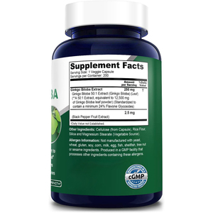Capsules de Ginkgo Biloba de marque privée OEM <span class=keywords><strong>extra</strong></span> fort soutient la fonction cérébrale et le soutien de la mémoire - Product Image 3