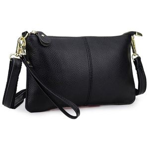Bolso de Mano con Cierre de Cremallera de PU, Bolso de Cuero Suave con Correa para la Muñeca, Bolso Bandolera con Correa Desmontable, Bolso Elegante para Viajes y Uso Diario - Product Image 4