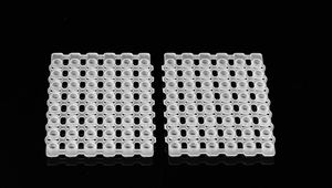 แผ่น PCR 96 96-Well ผนังบางขนาด0.2มล. + ฝาแยก96 - Product Image 6