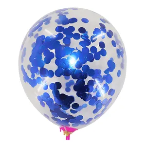 Wholesale Helium Metallic Chrome Globos Confetti Ballons Pearl Pastel Latex Decoration Happy Birthday Party Balloon