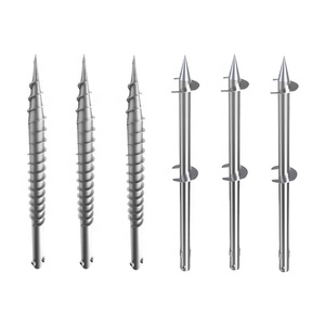 Vis d'ancrage au sol en acier galvanisé <span class=keywords><strong>pour</strong></span> fondation de maison en <span class=keywords><strong>bois</strong></span>, 2000 mm, 76 mm, norme australienne, <span class=keywords><strong>pour</strong></span> <span class=keywords><strong>poteau</strong></span> solaire - Product Image 2