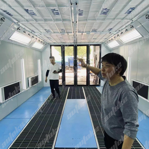 AUTOKE ATK-001 CE Certified <strong>Spray</strong> <strong>Booths</strong> LED Electric/<strong>Diesel</strong> Heating Waterborne Downdraft <strong>Car</strong> Painting Wall Low Bake Paint <strong>Booth</strong> - Product Image 6