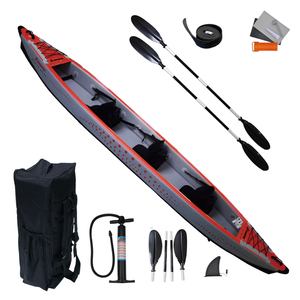 <span class=keywords><strong>Kayak</strong></span> inflable de tres personas de <span class=keywords><strong>alta</strong></span> presión con tecnología Drop Stitch, de 0.9 mm de grosor y 80 cm de ancho, para drifting. - Product Image 1