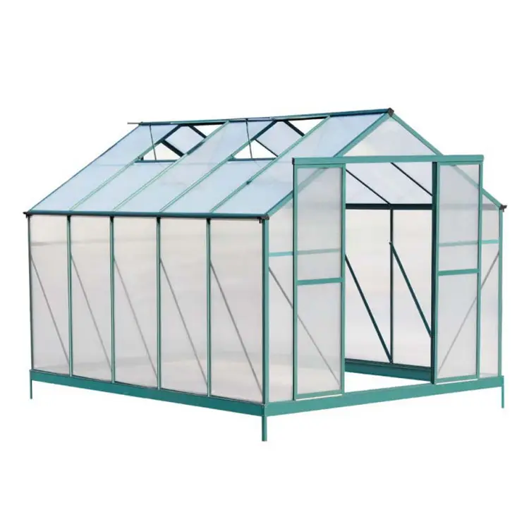 用品ウォークイン建設プラントシェードポータブルホームシングルスパンホビーミニ温室ガーデン温室