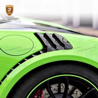 Garniture décorative en Fiber de carbone GT3 RS pour Porsche 991.2, flux d'admission d'air de voiture