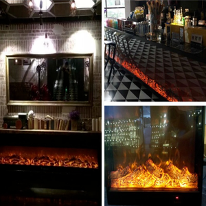 <span class=keywords><strong>Chimenea</strong></span> eléctrica simulada carbón falso leña <span class=keywords><strong>decorativa</strong></span> llama de carbón lámpara hoguera accesorios de tiro decoraciones <span class=keywords><strong>para</strong></span> el hogar - Product Image 5