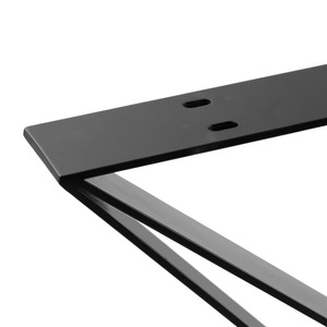 AAG การตกแต่งภายในแบบอุตสาหกรรมที่ทันสมัยขาโต๊ะเหล็กสีดำห้องนอนกลางแจ้งห้องนั่งเล่นห้องประชุมในโรงพยาบาล - Product Image 6