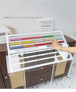 Tableau d'affichage professionnel personnalisable pour salon, fournitures pour ongles, acrylique magnétique, nouveau design, <span class=keywords><strong>nuancier</strong></span> de vernis à ongles - Product Image 6