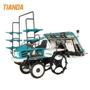Chinese <b>Walking</b> Behind Rice Transplanter Hand Working Rice Planter - Product Image 3
