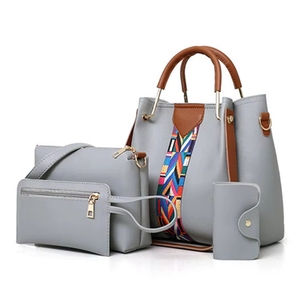 Conjunto de Bolsos 4 en <span class=keywords><strong>1</strong></span> para Mujer, Venta Caliente 2025, Bolso de Hombro de Moda de 2 Piezas, Bolso de Mano Popular para Dama - Product Image 5