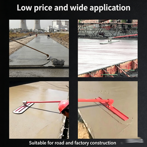 Règle de nivellement en magnésium et aluminium de 5,4 m pour béton - Niveleuse renforcée pour pavés en <span class=keywords><strong>ciment</strong></span> avec truelle manuelle - Product Image 6