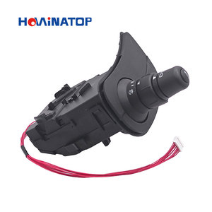 HOWINATOP Indicador de luz de faro de coche <span class=keywords><strong>Interruptor</strong></span> de tallo para Renault <span class=keywords><strong>Kangoo</strong></span> Grand Modus Clio III 7701057088 8201590638 7701057090 - Product Image 2
