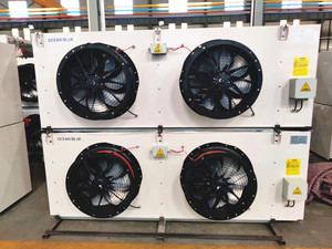 शीतलन कक्ष ठंड वाष्पीकरण कंडेनसर डीजे बाष्पीकरण का तार कंडेनसर रेफ्रिजरेटर के लिए हवा कूलर इकाई विस्फोट फ्रीजर बर्फ ब्लॉक - Product Image 2