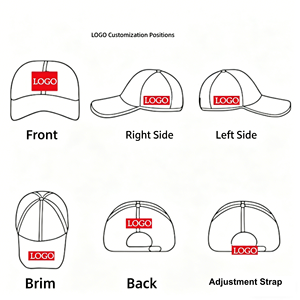 Casquette de baseball en coton en gros, casquette de sport en maille à 6 panneaux de haute qualité, casquette de golf réglable, casquette de camionneur, casquette de papa, livraison rapide - Product Image 6