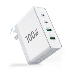 <span class=keywords><strong>Chargeur</strong></span> GaN HYTO 100W 4-<span class=keywords><strong>en</strong></span>-1, Station de Charge Rapide USB Type-C PD PPS 100W pour <span class=keywords><strong>iPhone</strong></span> 17, MacBook et Ordinateurs Portables - Product Image 1