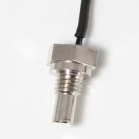 FOCUSENS Original Digital impermeable DS18b20 Sensor de temperatura roscado termopozo con tubo de acero inoxidable