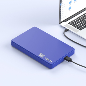 Boîtier de disque dur externe mobile 2,5 pouces USB 3.1 Type-C, lecteur SSD 4 To, en plastique bleu, moulage exclusif, fabriqué en Chine, en stock - Product Image 6