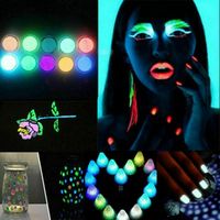 Poudre de pigment phosphorescente qui brille dans le noir pour le revêtement des ongles et du verre