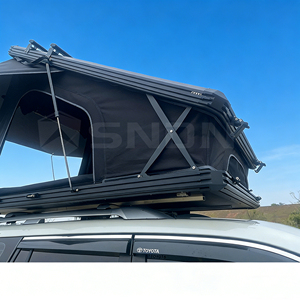 Tente de toit rigide en aluminium à charnières en X pour le <span class=keywords><strong>camping</strong></span> en plein air, vente chaude SNDN, toutes saisons, ouverture automatique rapide, portable, tente de toit de voiture - Product Image 4