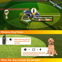 Outdoor GPS Wireless Elektrozaun für Hunde Training Vibration Shock Collar Unsichtbarer Hunde zaun