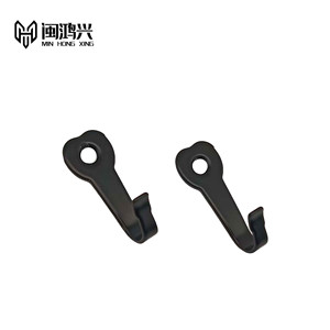 Min Hong Xing Iron Wall Hooks Black Wardrobe Coat And Cap Hook European Retro Style - Product Image 2