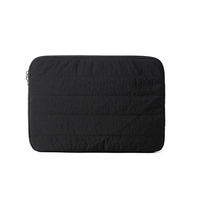 Funda acolchada para portátil, resistente al agua, minimalista, a prueba de golpes, bolso de mano para portátil, bolsa de almacenamiento para portátil de negocios