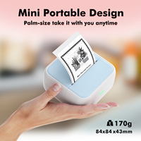 Mini Impresora Térmica S1, Inalámbrica BT, sin Tinta, Portátil, para Niños, Estudio, Regalo, Hogar, Oficina, Personalizable, Directo de Fábrica, Compatible con OEM