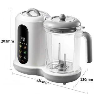 Máquina De Processamento De Alimentos Para Bebês Misturador Plástico Automático Doméstico, Multi Funcional Visível Máquina De Alimentos Complementares, Juicing - Product Image 6