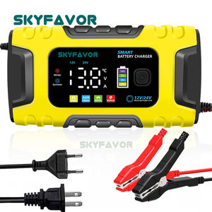 Evrensel kamyon motosiklet araba pil şarj cihazı 12V 24V 10A otomatik akıllı 12v 24v otomatik akü şarj cihazı pil şarj cihazı ile damlama şarj - Product Image 2