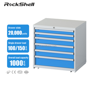 Lemari Perkakas Logam Opsional Rockshell Berkualitas Tinggi dengan Laci Multi Warna untuk Penyimpanan Bengkel - Product Image 3