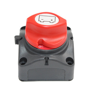 Interrupteur solénoïde pour voiture, bateau, camping-car, déconnexion de la batterie avec bouton rouge, 12V 24V, utilisation automobile - Product Image 1