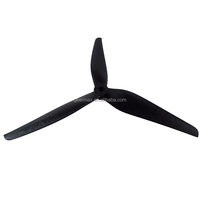 Composants de drone pour HQ MacroQuad Prop 10X5X3(CCW) 10X5X3R(CW) Hélice en nylon renforcé de fibre de verre noire 10 pouces Pièces de drone
