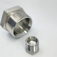 Nouveau produit d'usine Parker HP bouchon de tuyau à tête hexagonale NPTF Npt prise mâle adaptateurs de prise hydraulique tête hexagonale nouveaux raccords d'état