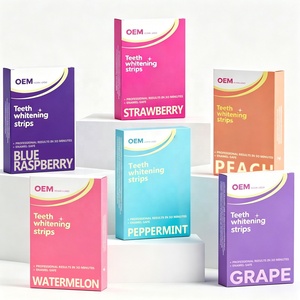 Bandes blanchissantes pour les dents OEM, sans danger pour l'émail, alternative au fil dentaire, saveur personnalisée, emballage sur mesure - Product Image 1
