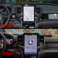 Reproductor de DVD para Auto de 13.1 Pulgadas, Radio Android con Pantalla Táctil, Navegación GPS, Carplay para Dodge Ram 2020-2024