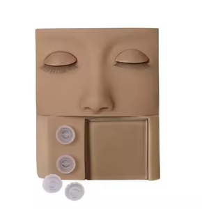 Silicone Mannequin <b>Head</b> <b>Training</b> Model for Eyelash Extension Practice False Lash Grafting - Product Image 5