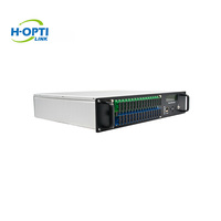 Hengchi HCEA-1550-32*23 EDFA de 1550nm CATV WDM de 16 Puertos y 23dbm para Red 4G, Protocolo TCP/IP, Modo Único