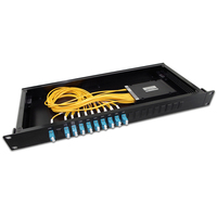 Module Multiplexeur/Demultiplexeur DWDM UTKING 100G 4/8/16 Canaux, Fibre Simple ou Double LC/UPC, Boîtier ABS LGX pour Système Télécom WDM
