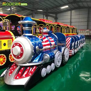 Trenes de atracciones del parque de diversiones Modern Rides, trenes para niños. - Product Image 2