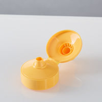 Capuchons à pression en plastique PP de 38, 400, 43 mm avec valve en silicone, forme de pouce, pour miel et condiments, couvercles en PP à pression