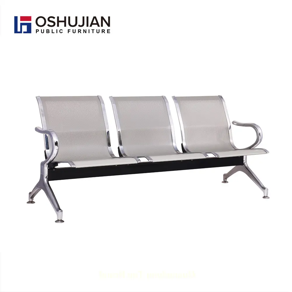 Foshan fabricante OSHUJIAN 3 seater cadeira de espera do aeroporto SJ820